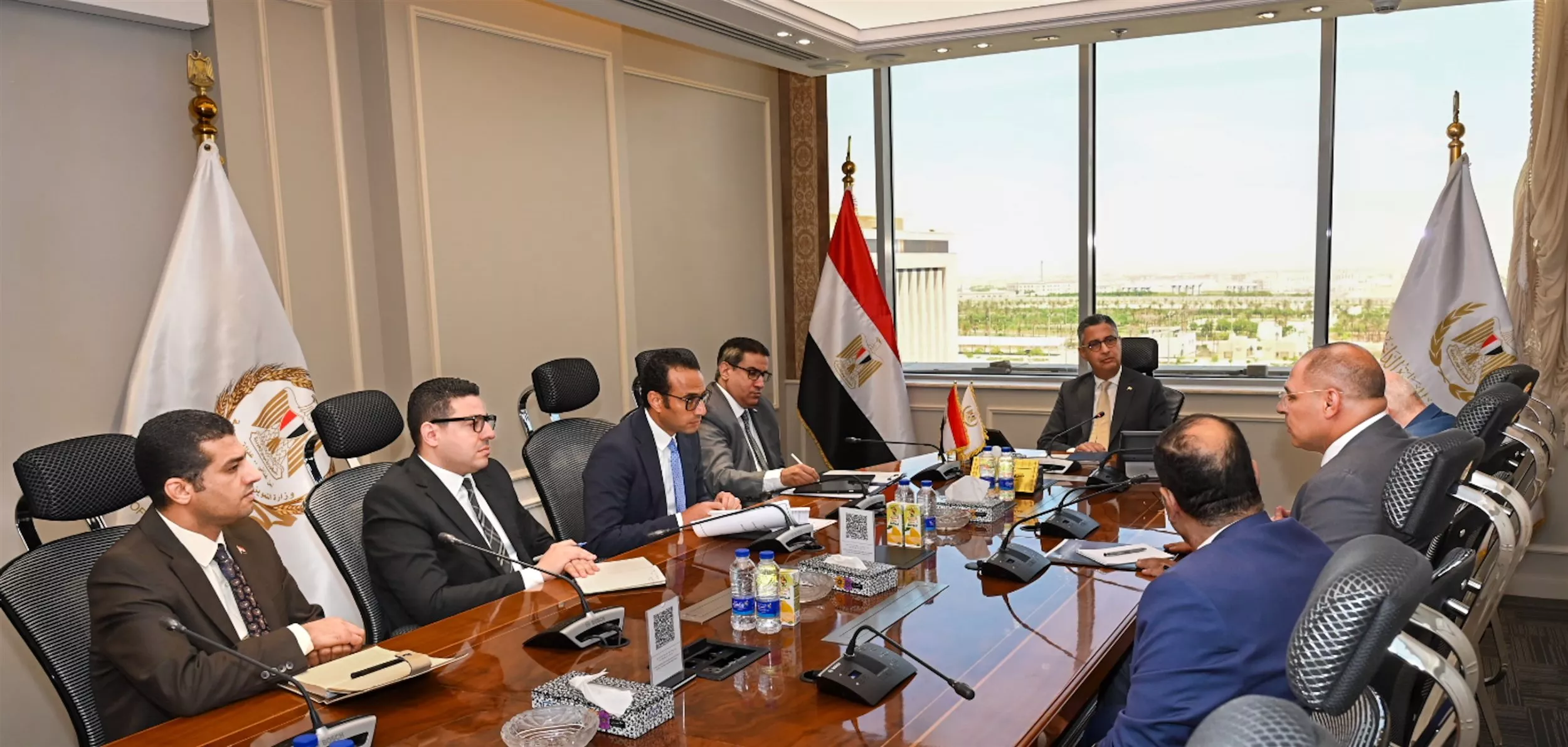 وزير التموين يلتقي رئيس الشعبة العامة للمخابز