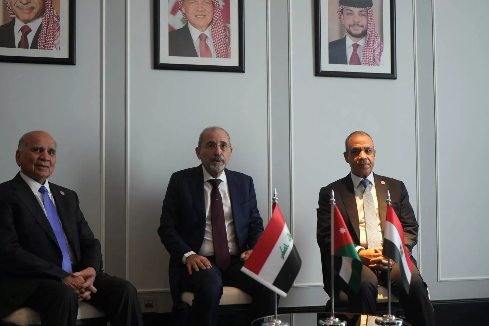 وزراء خارجية مصر والأردن والعراق 