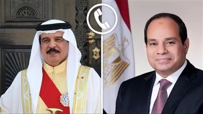 الرئيس السيسي يؤكد مواصلة التنسيق المصري البحريني لاستعادة السلام والاستقرار في المنطقة