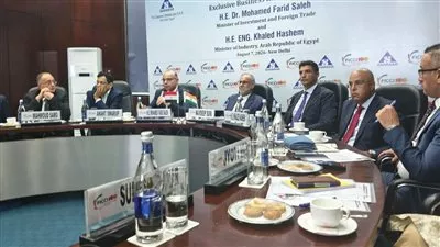 وزير «الصناعة» يبحث سبل جذب الشركات الهندية للتصنيع في مصر