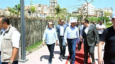 رئيس الوزراء يتفقد أعمال تطوير حديقة الأندلس في طنطا