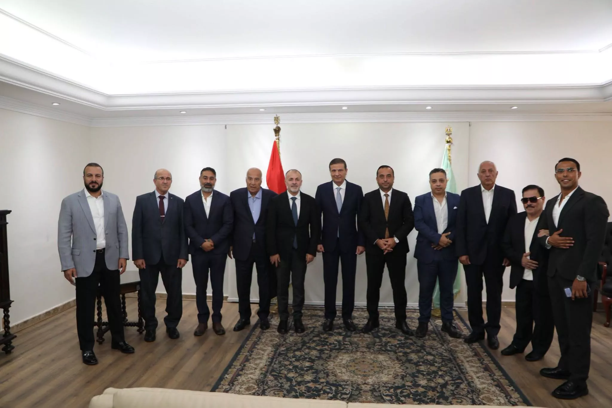 وزير الزراعة يلتقي وفداً من رجال الأعمال الأتراك