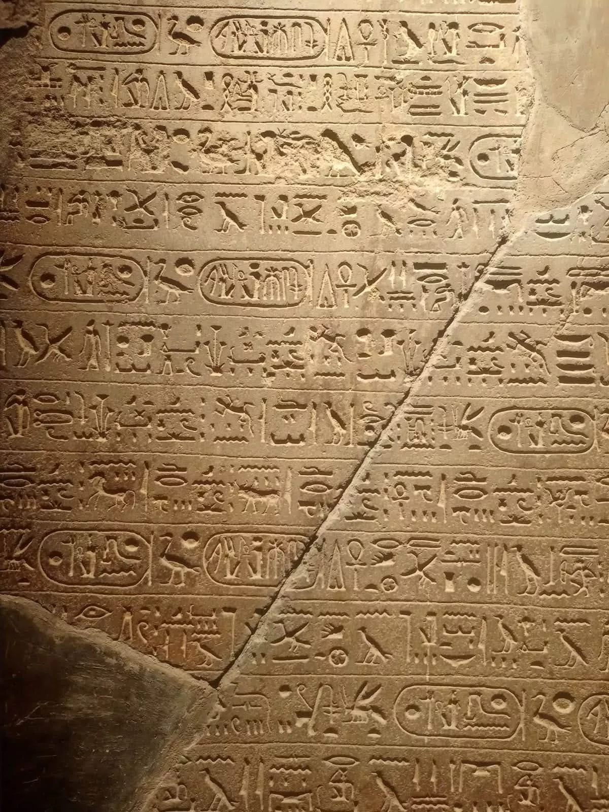  انتهاء أعمال ترميم لوحة للملك رمسيس الثاني بالمتحف المصري بالتحرير