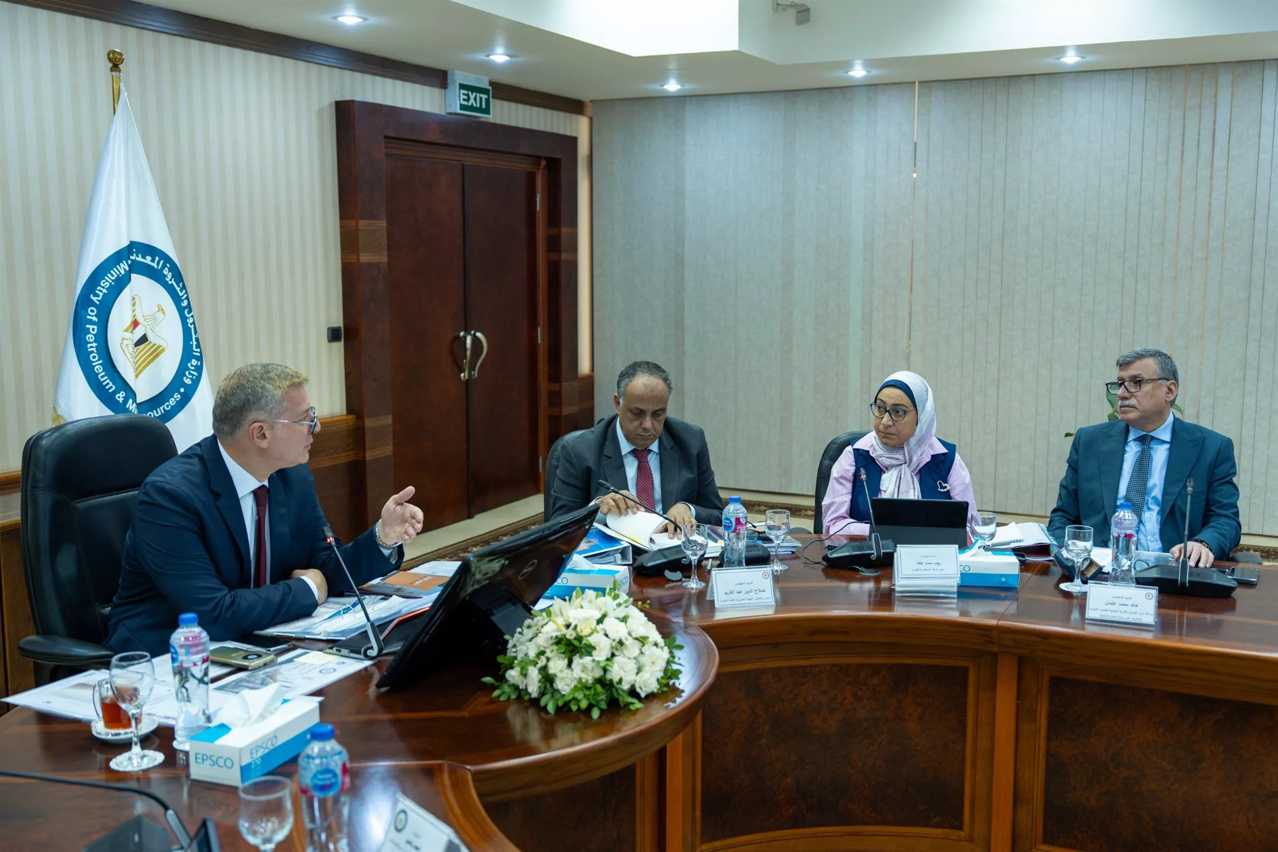 وزير البترول خلال اجتماع الجمعية العامة لشركة الإسكندرية للبترول