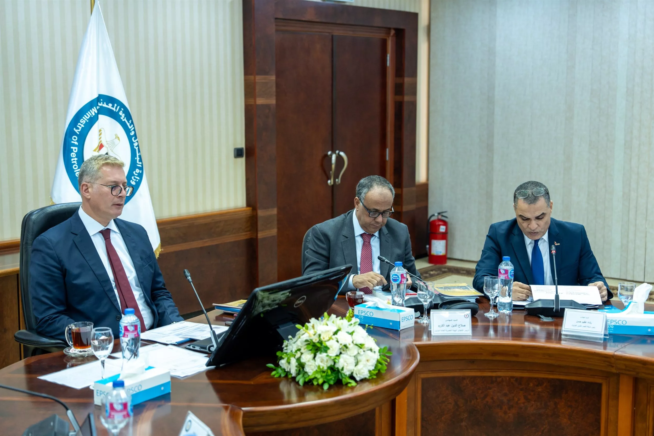 وزير البترول خلال اجتماع الجمعية العامة لشركة النصر للبترول