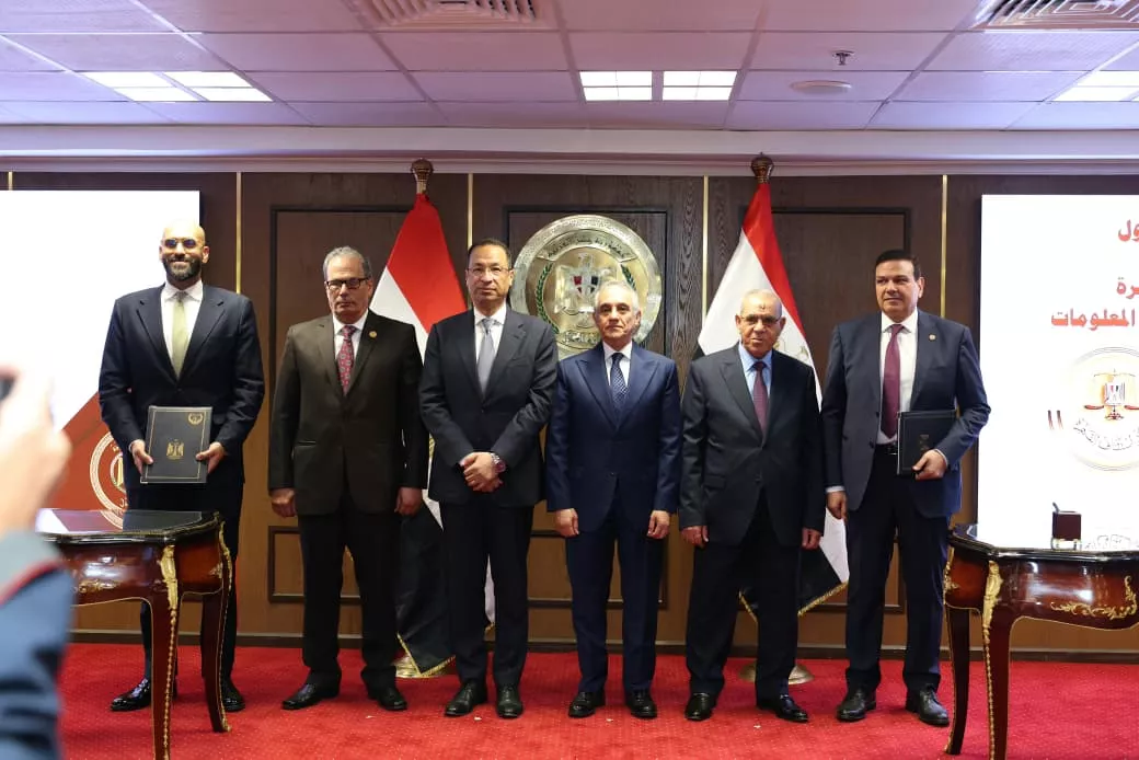 وزيرا العدل والاتصالات يشهدان توقيع بروتوكول تعاون لميكنة محكمة استئناف القاهرة