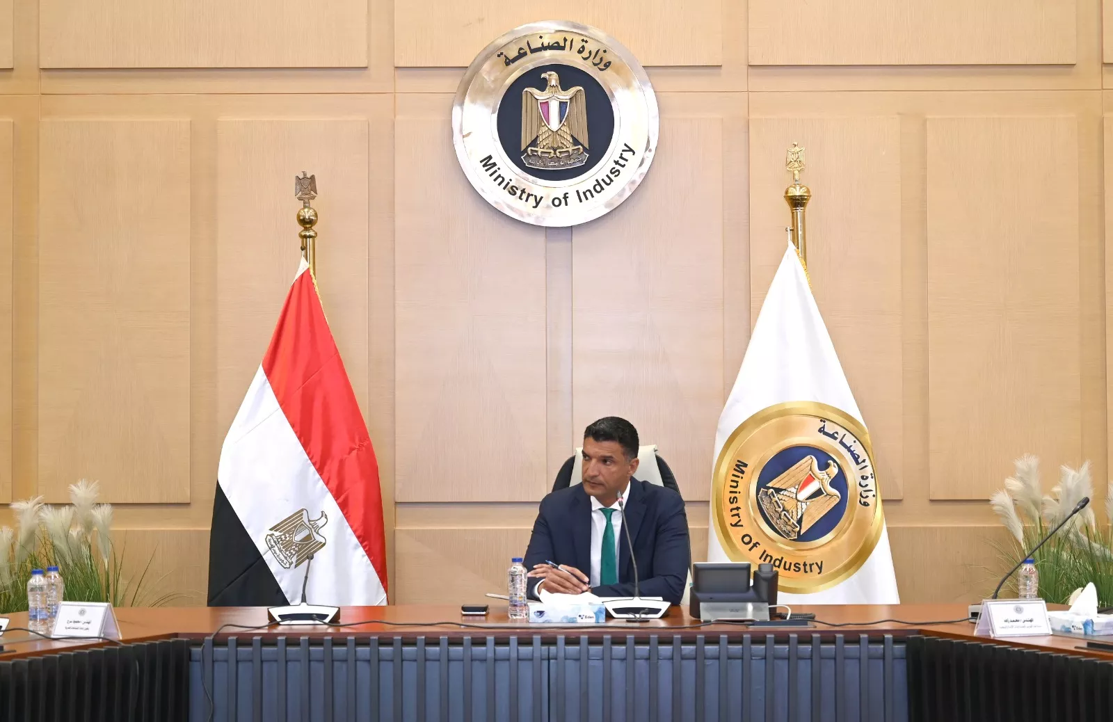 المهندس خالد هاشم وزير الصناعة