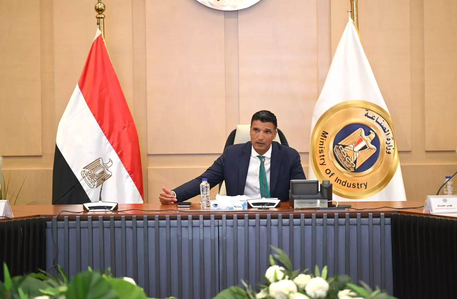 المهندس خالد هاشم وزير الصناعة