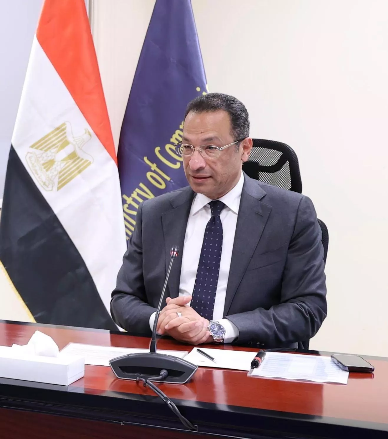 المهندس رأفت هندي وزير الاتصالات وتكنولوجيا المعلومات