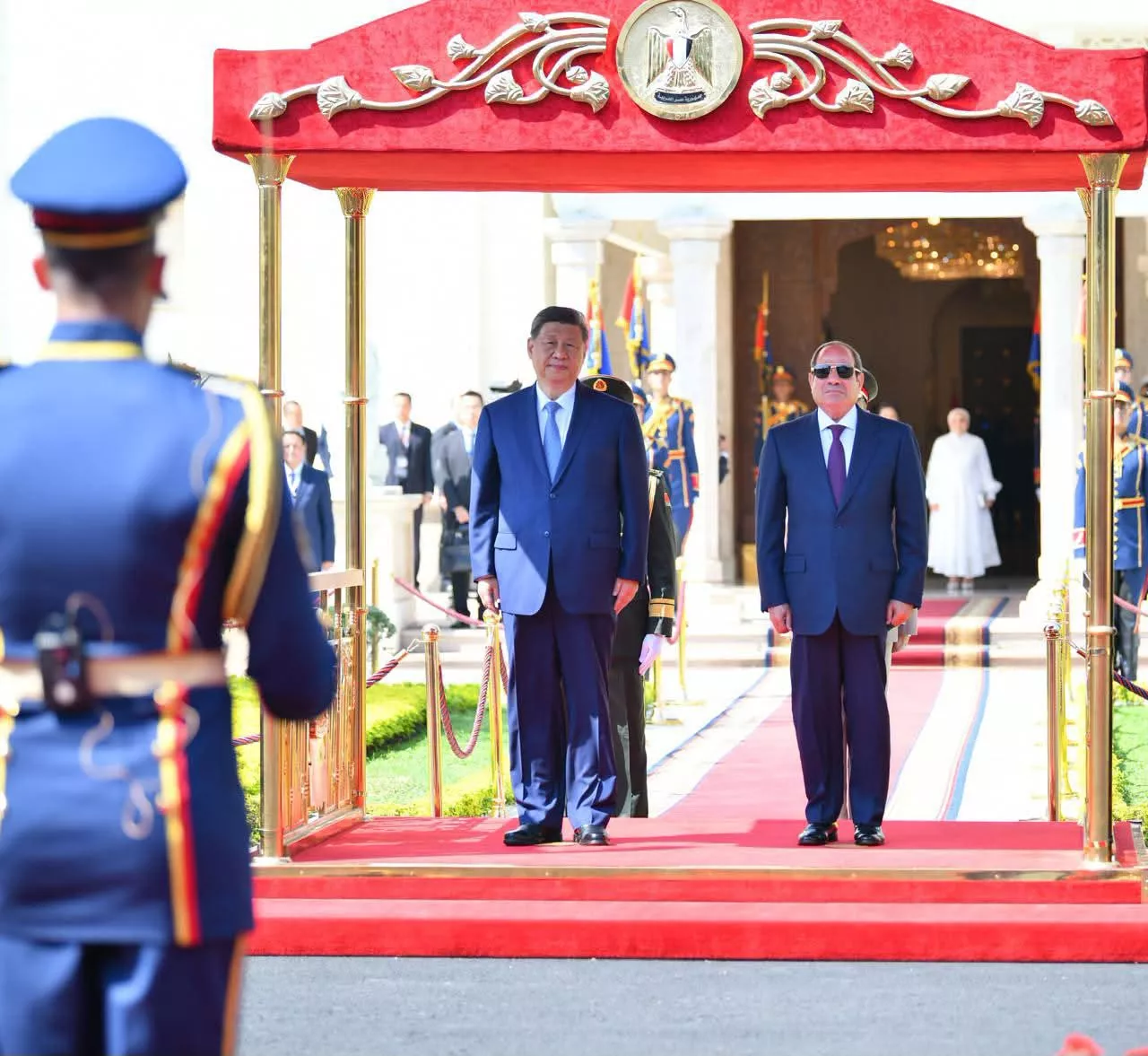 الرئيس السيسي يجتمع مع نظيره الصيني