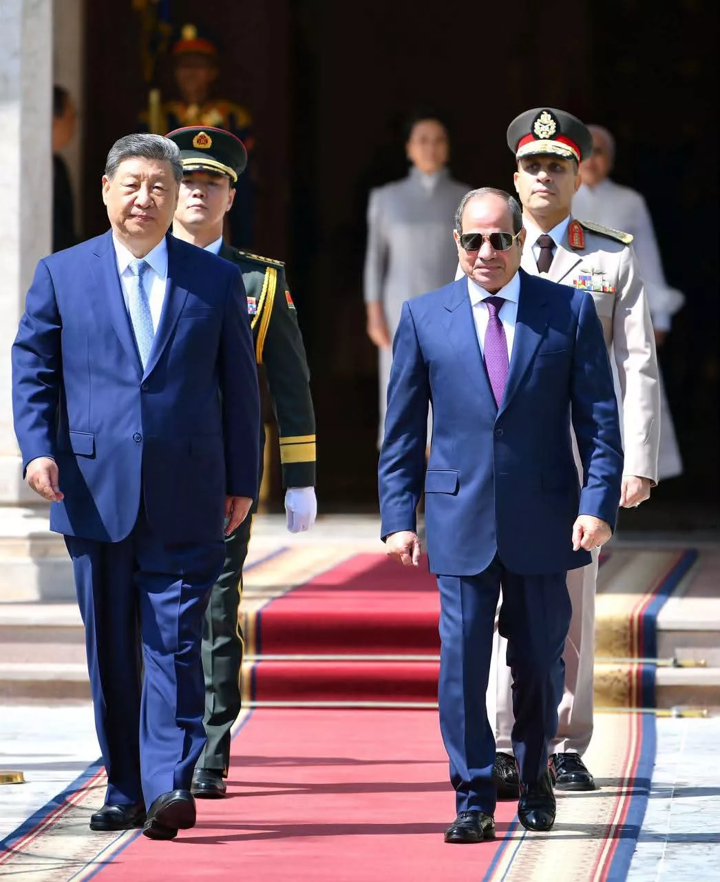 الرئيس السيسي يجتمع مع نظيره الصيني