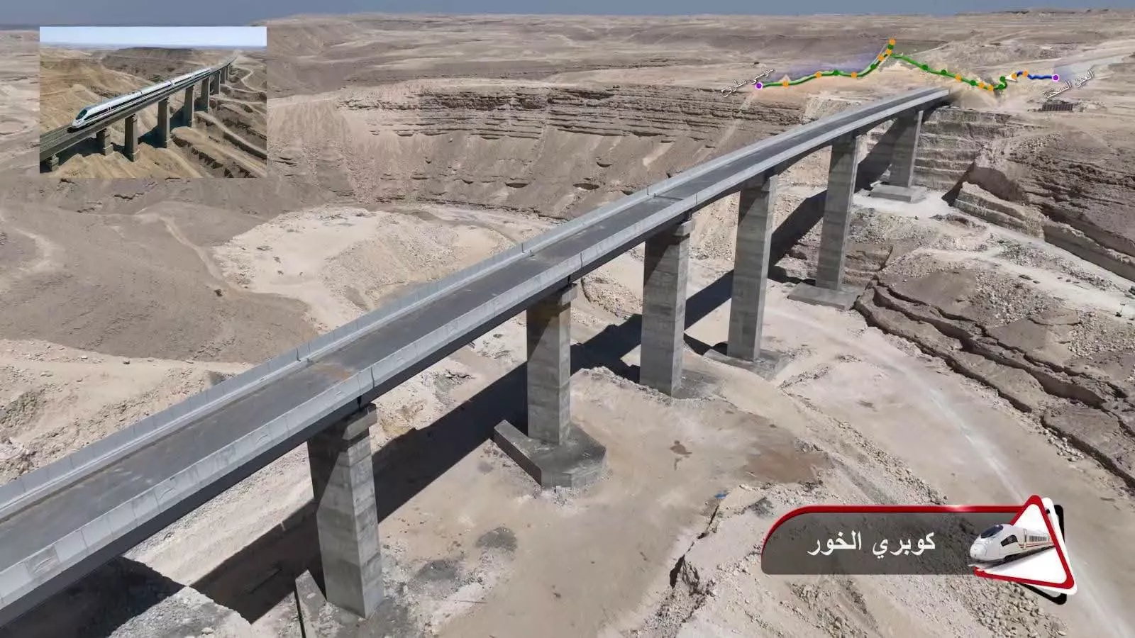 وزير النقل يتفقد الخط الأول من شبكة القطار الكهربائي السريع