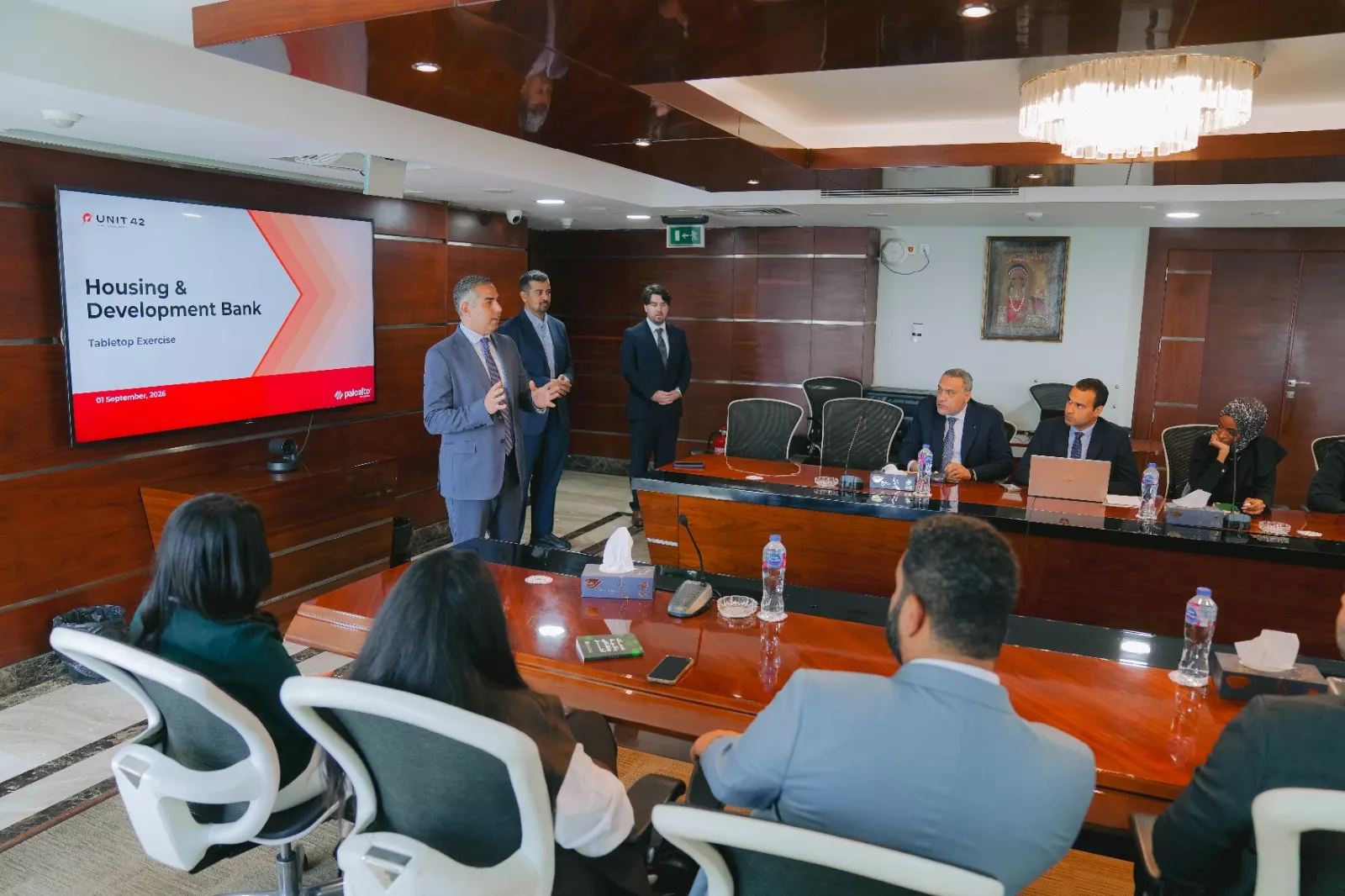 بنك التعمير والإسكان ينفذ تدريب تفاعلي للتوعية بالأمن السيبراني بالتعاون مع شركة Unit 42