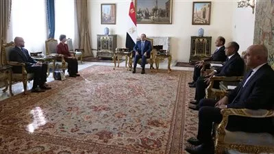 الرئيس السيسي يؤكد تطلع مصر لتنويع محفظة التعاون مع «الآسيوي للاستثمار»