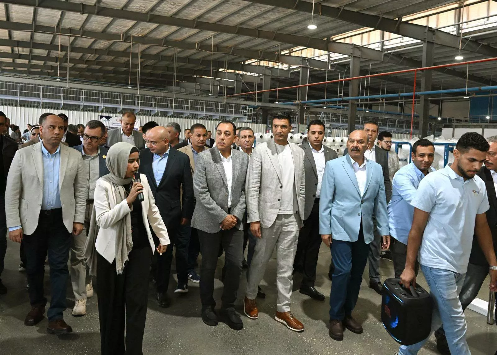 رئيس الوزراء يفتتح مصنع أف تكس الدولية المحدودة
