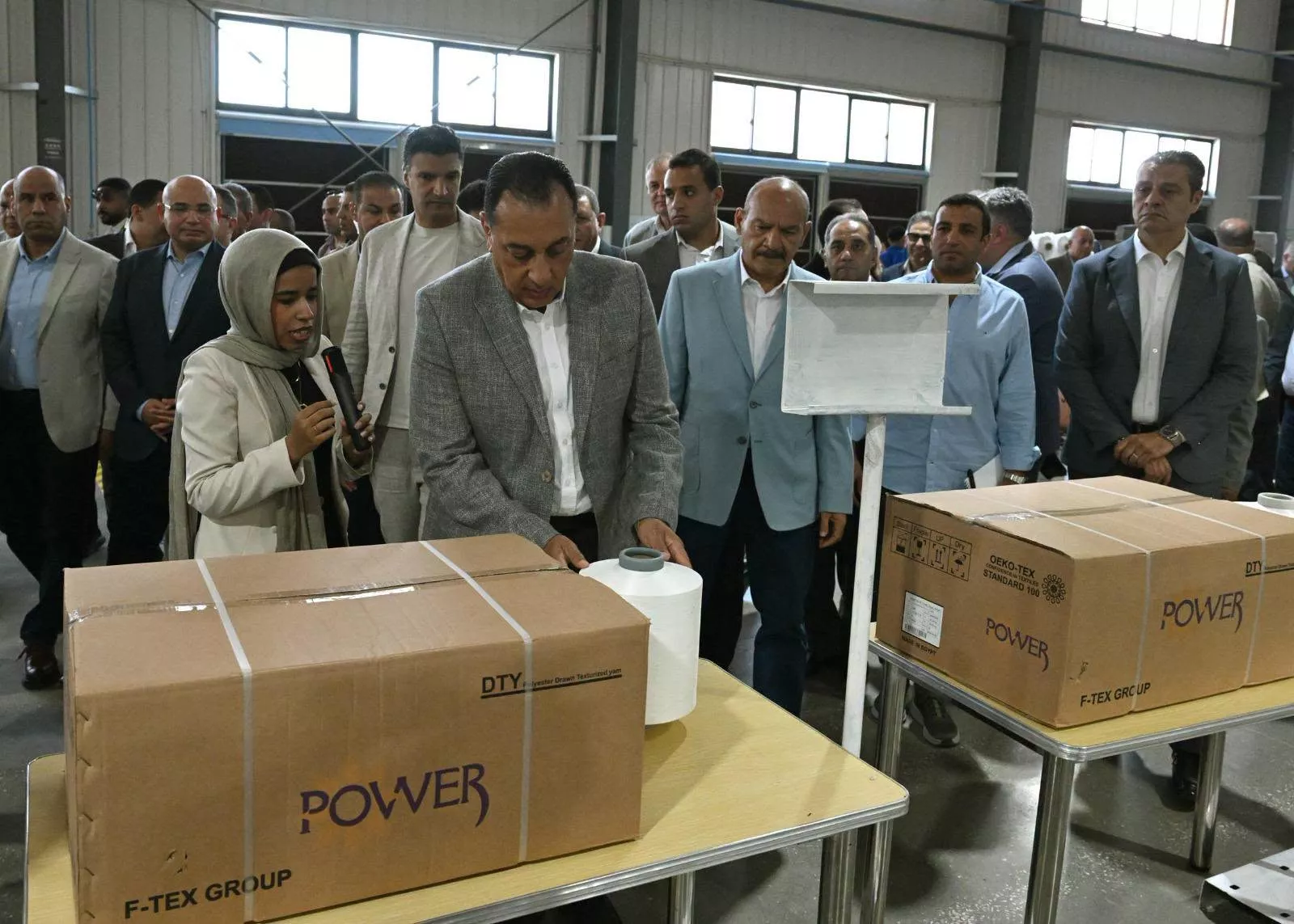 رئيس الوزراء يفتتح مصنع أف تكس الدولية المحدودة
