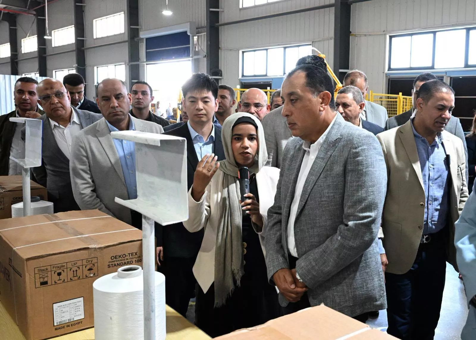 رئيس الوزراء يفتتح مصنع أف تكس الدولية المحدودة