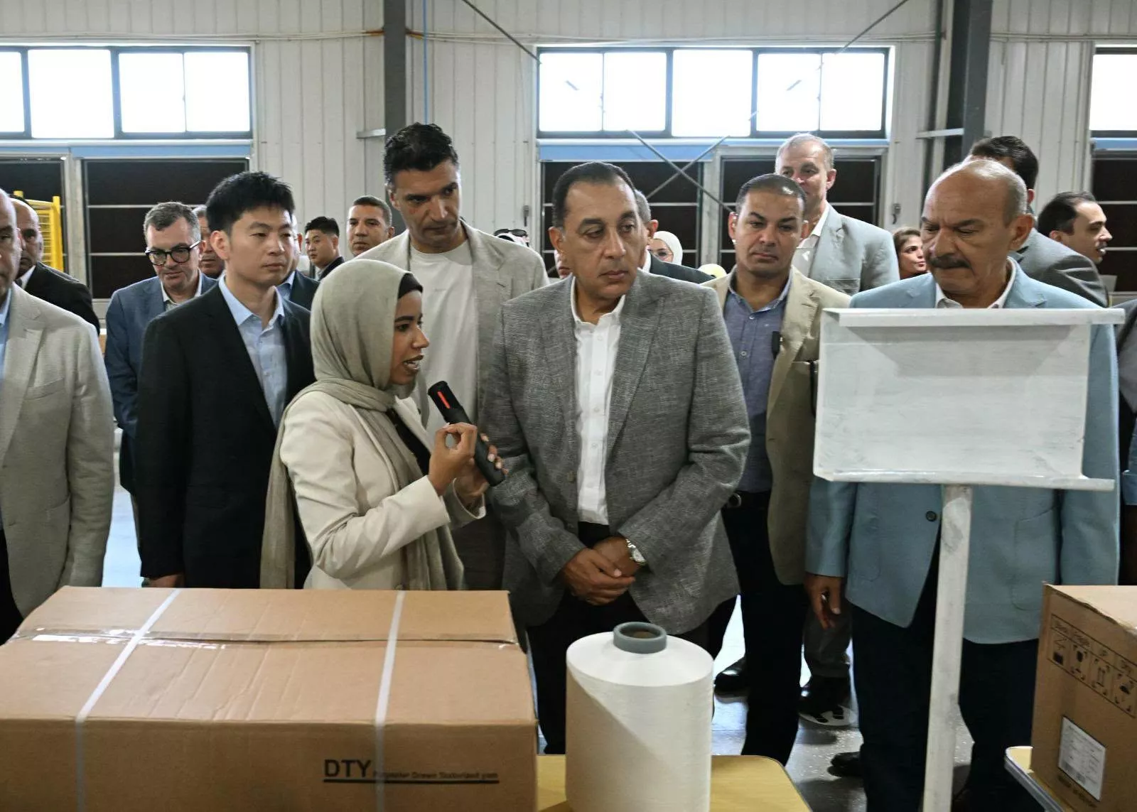 رئيس الوزراء يفتتح مصنع أف تكس الدولية المحدودة