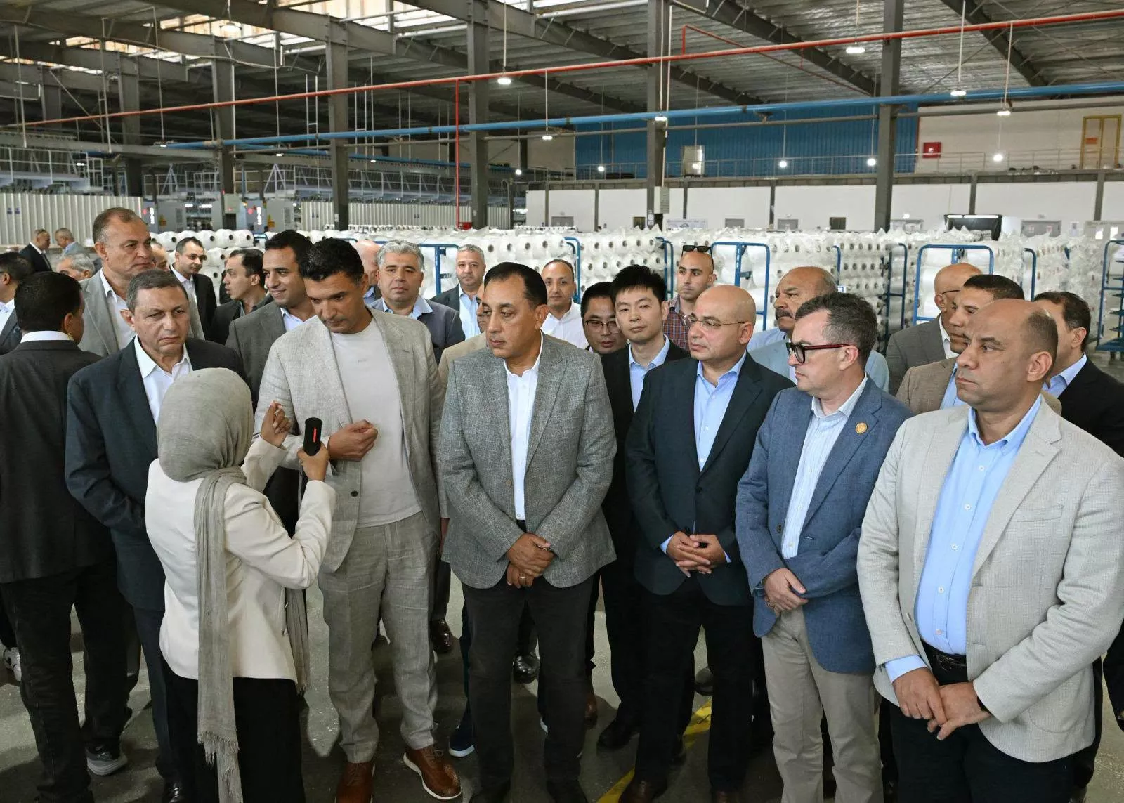 رئيس الوزراء يفتتح مصنع أف تكس الدولية المحدودة