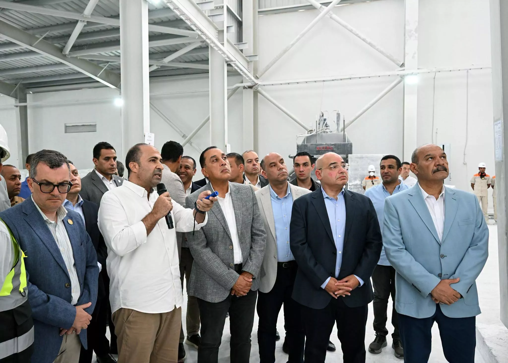 رئيس الوزراء يفتتح مصنع وايت ستون إيجيبت للتعدين