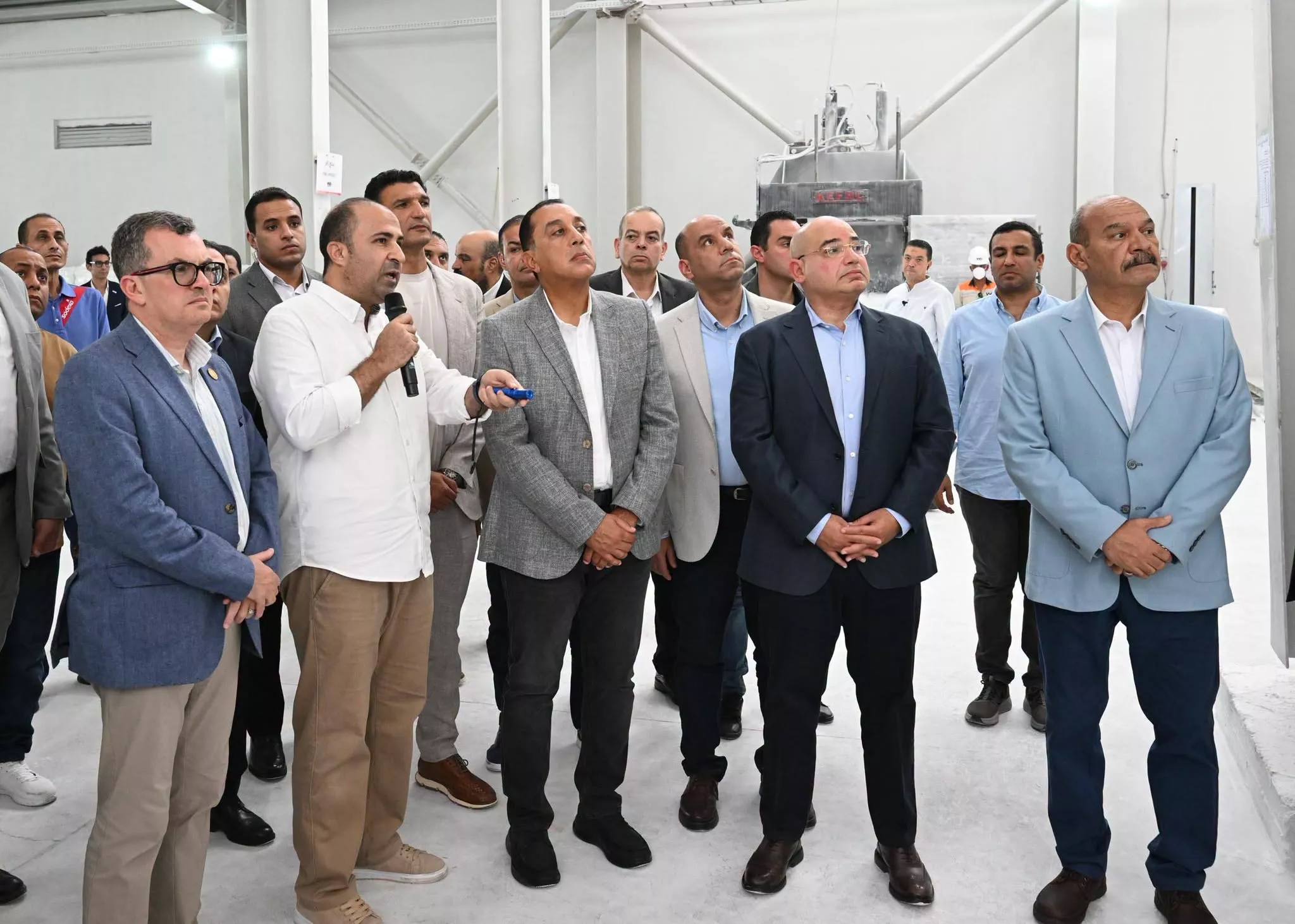 رئيس الوزراء يفتتح مصنع وايت ستون إيجيبت للتعدين