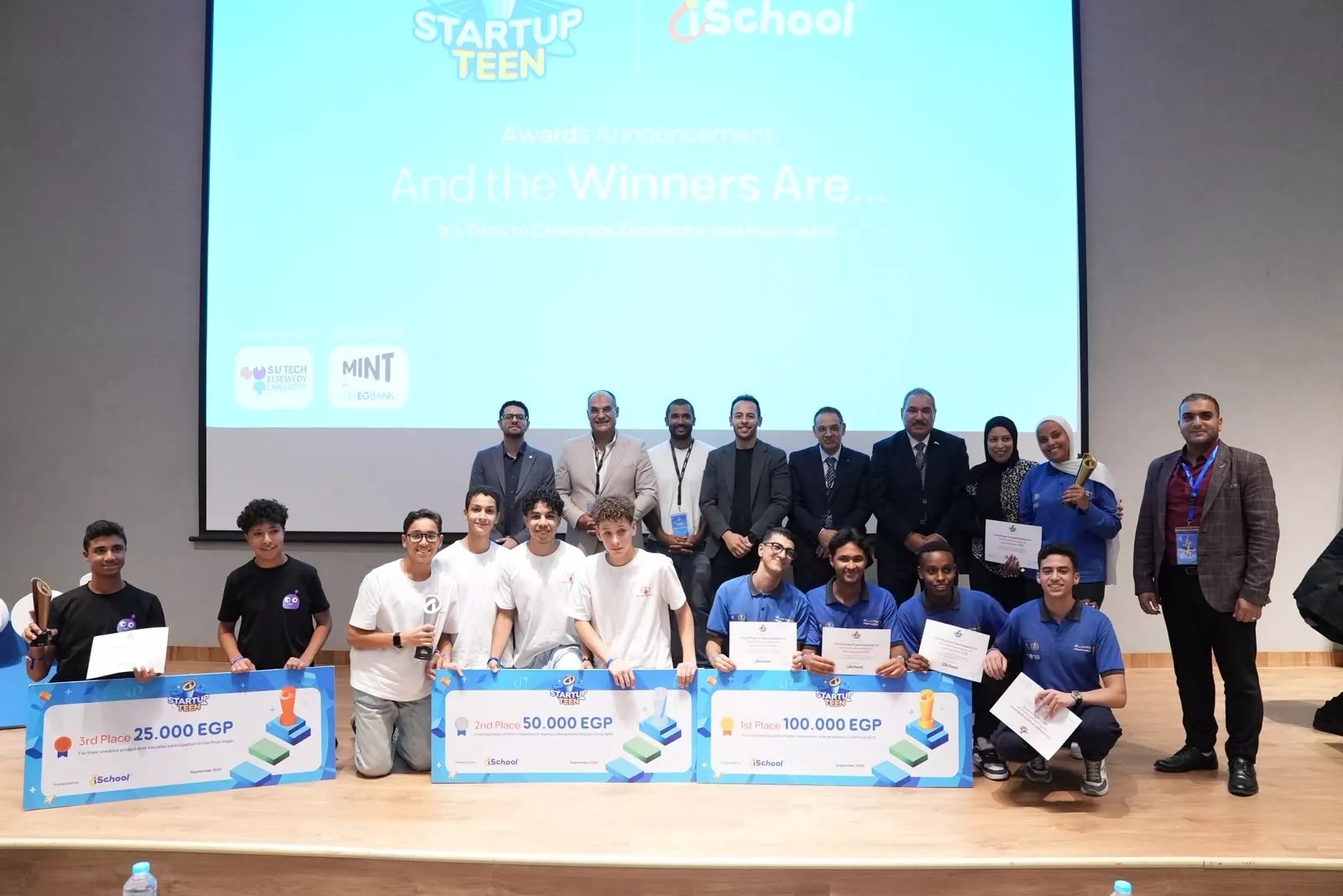 مدارس WE تحصد المركز الأول في المسابقة الوطنية Startup Teen