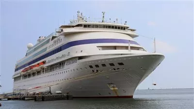 ميناء غرب بورسعيد يستقبل السفينة السياحية «ASTORIA GRANDE»