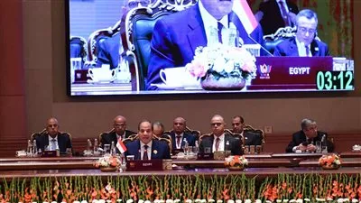 السيسي يشارك في أعمال قمة رؤساء دول وحكومات تجمع البريكس بالهند