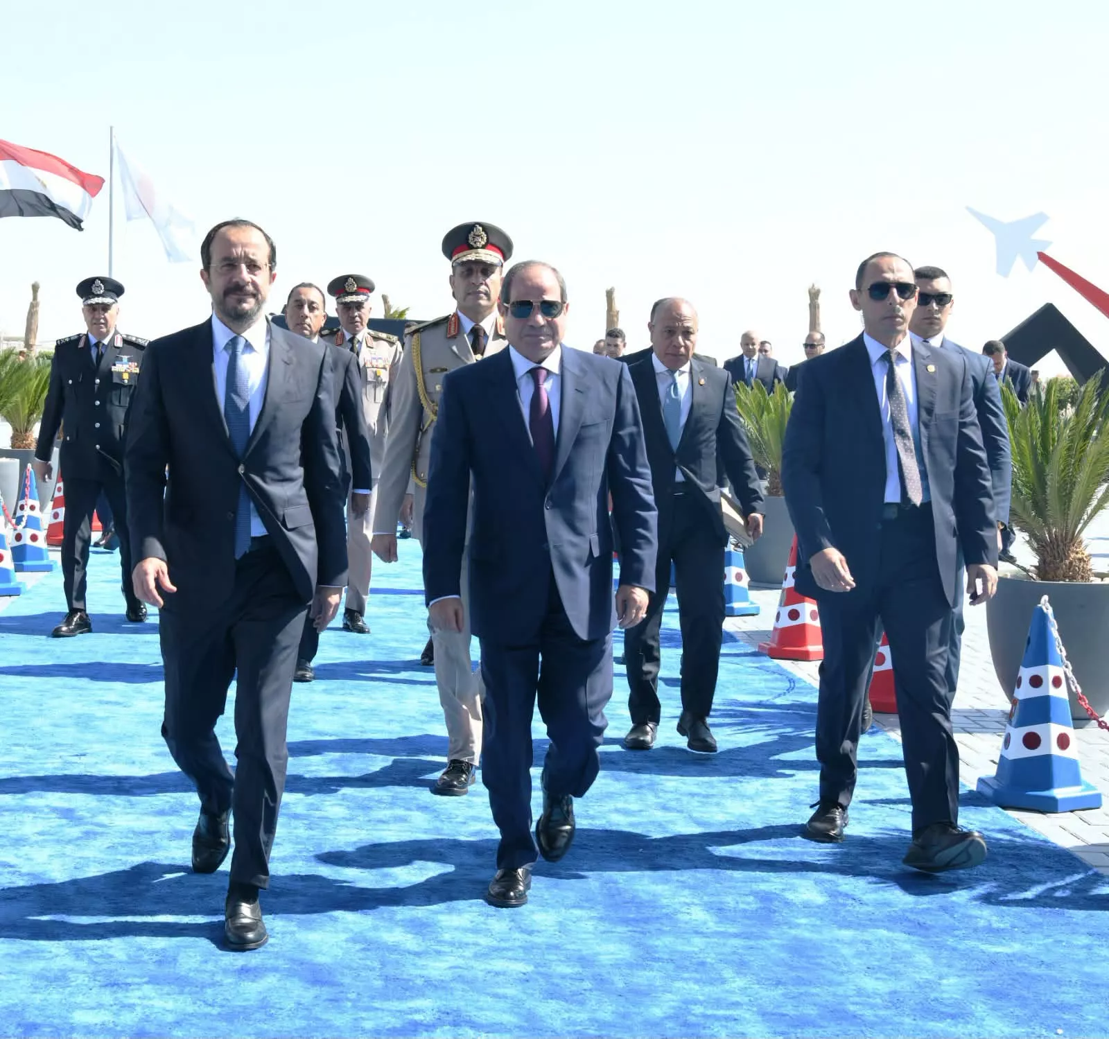 الرئيس السيسي يفتتح معرض العلمين الدولي للطيران والفضاء 2026