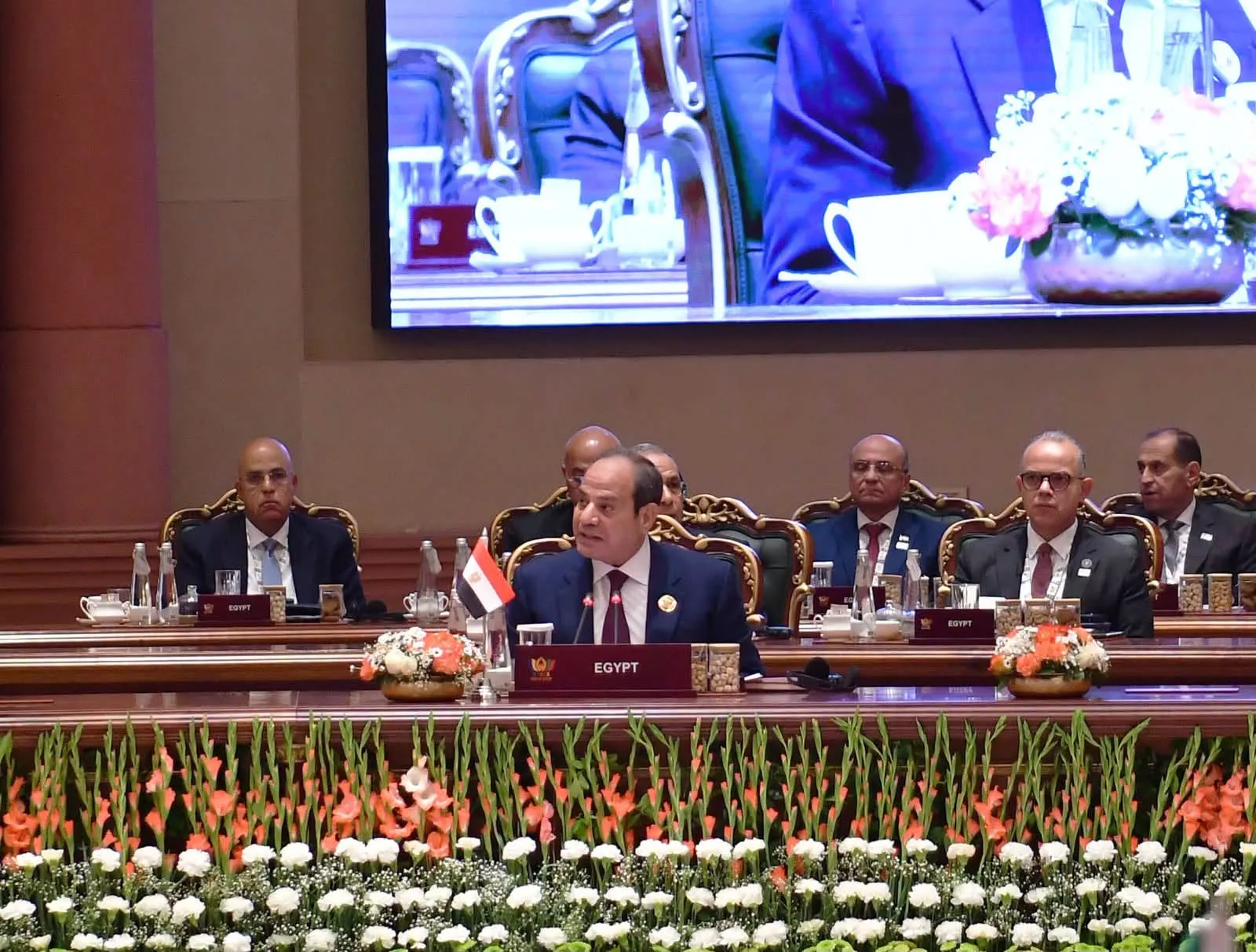 السيسي يشارك في أعمال قمة رؤساء دول وحكومات تجمع البريكس بالهند