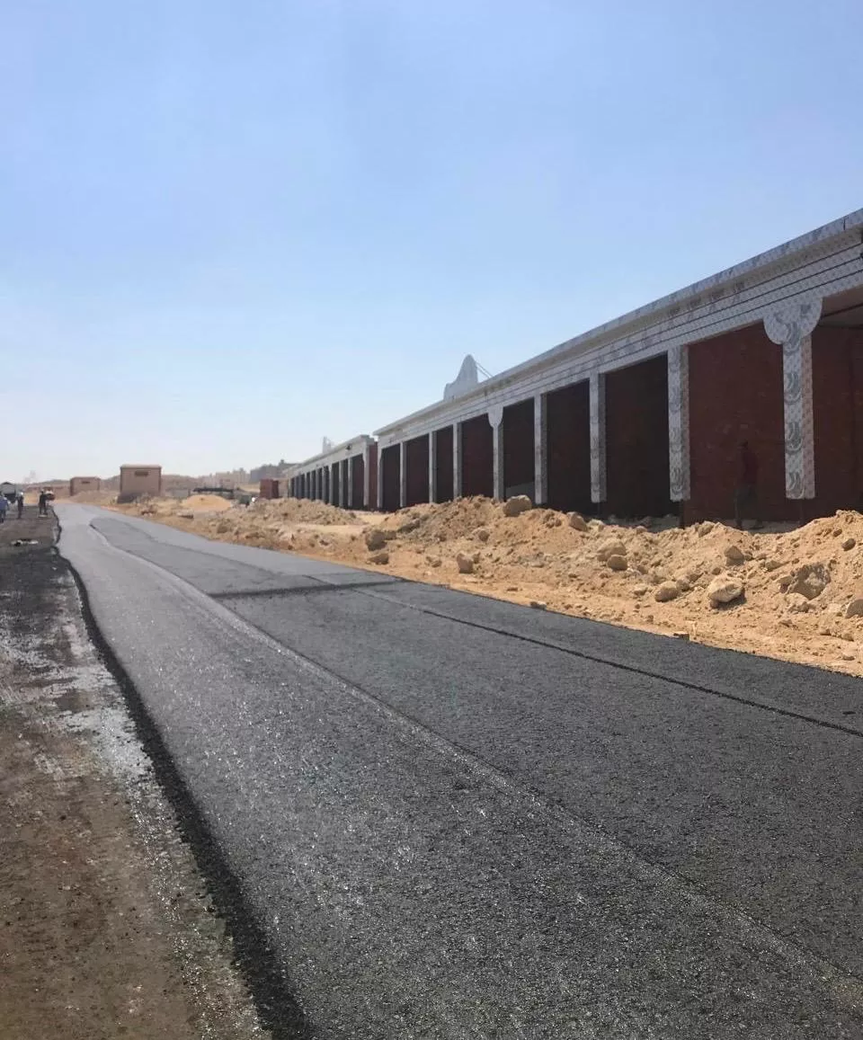 مشروعات الطرق والمرافق والخدمات بمناطق بيت الوطن بالمدن الجديدة