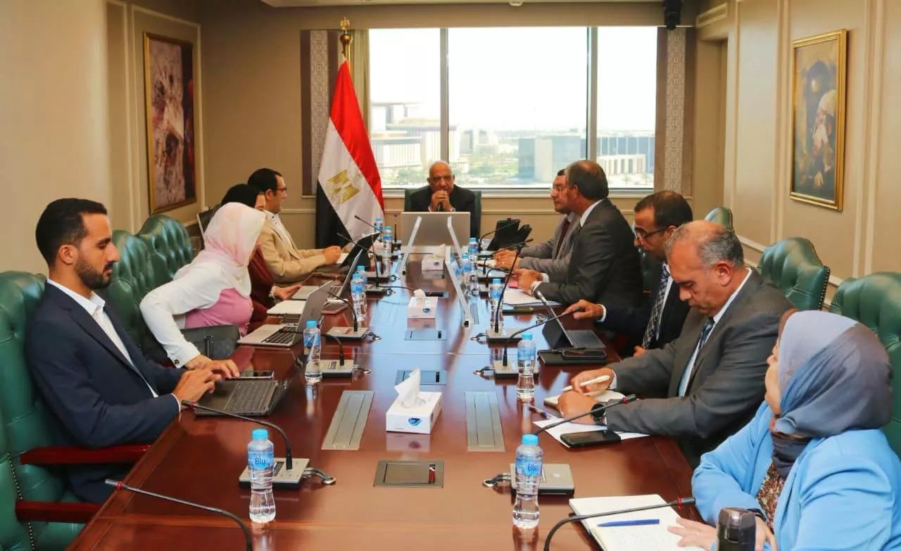 وزير الكهرباء يجتمع بوفد شركة Nexus Analytica 