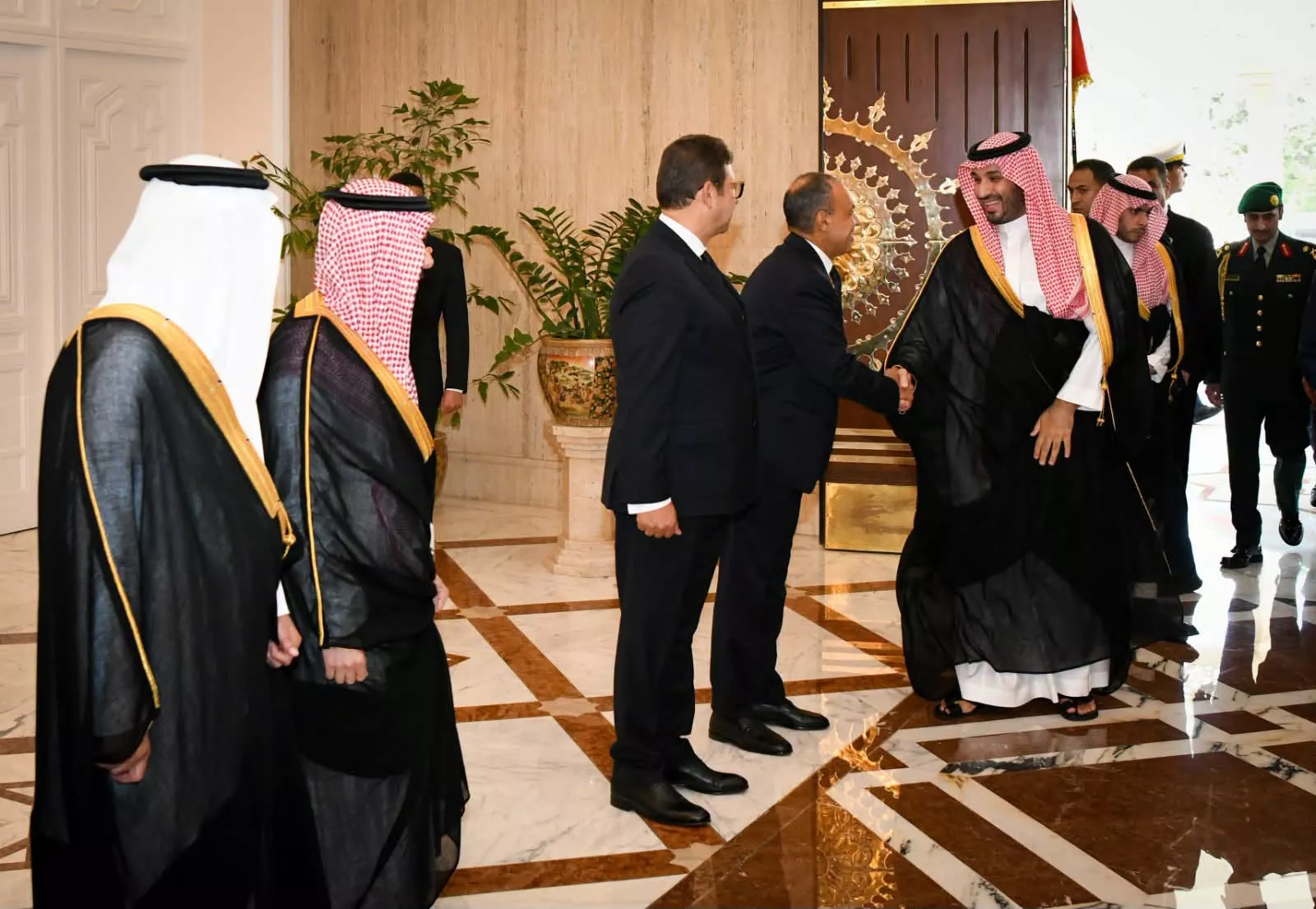 الرئيس السيسي يستقبل ولي عهد المملكة العربية السعودية