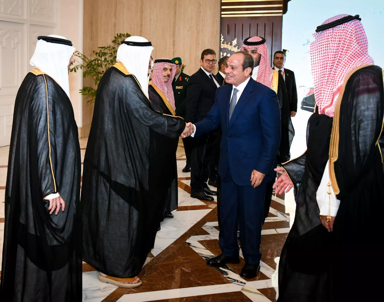 الرئيس السيسي يستقبل ولي عهد المملكة العربية السعودية