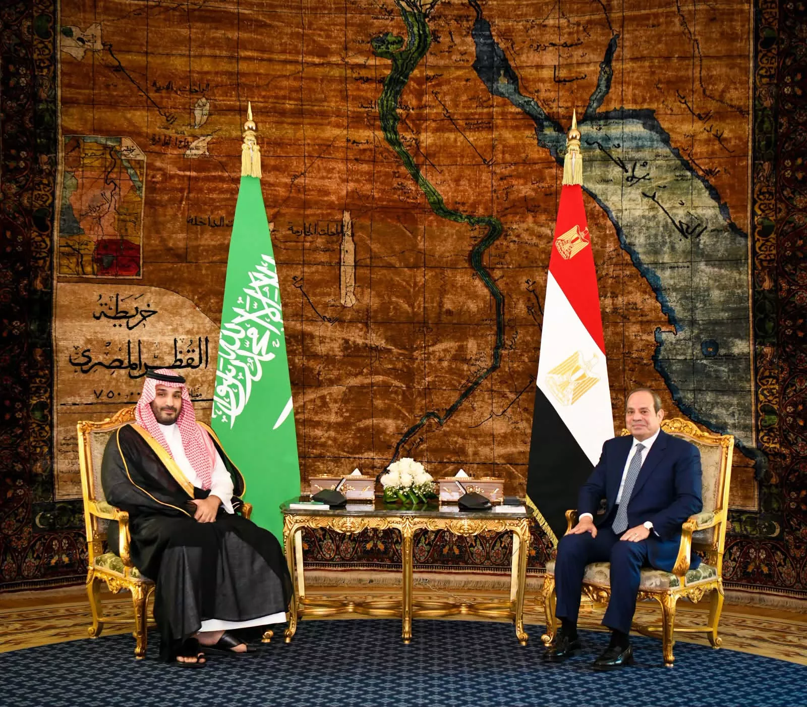 الرئيس السيسي يستقبل ولي عهد المملكة العربية السعودية