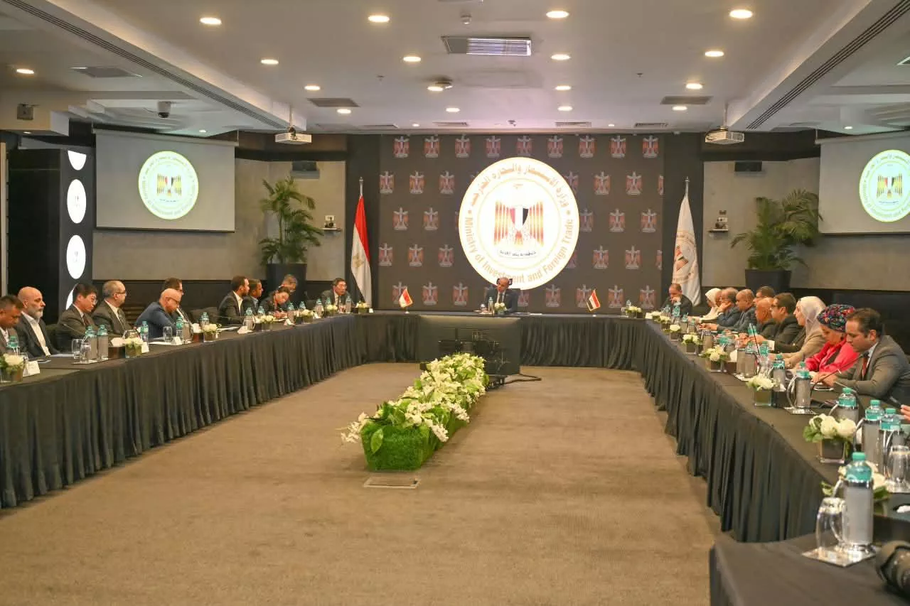 وزير الاستثمار يجتمع مع ممثلي الشركات السنغافورية