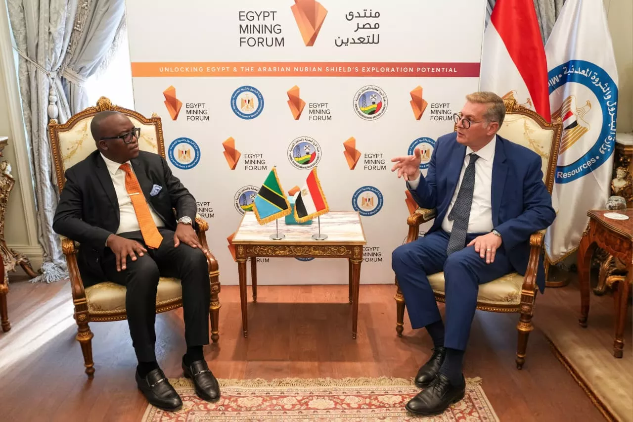 مباحثات وزير البترول مع وزير المعادن التنزاني