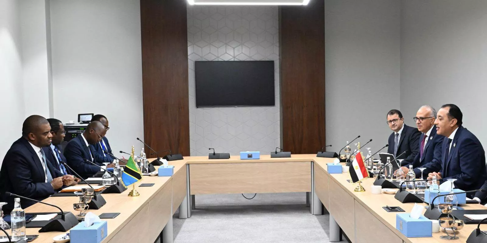 رئيس الوزراء يلتقي نائب رئيس جمهورية تنزانيا المتحدة