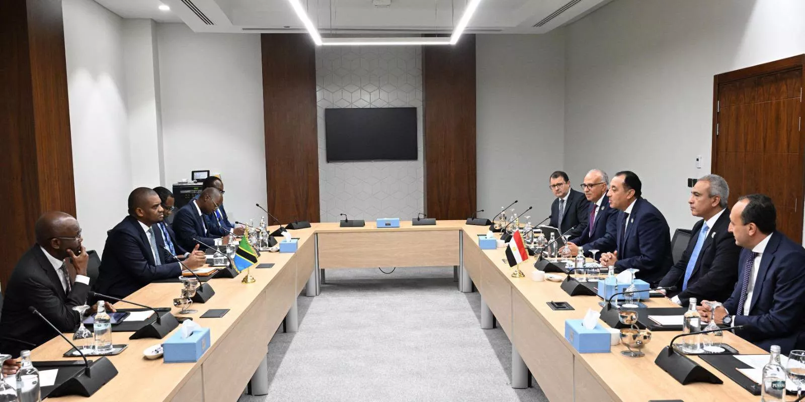 رئيس الوزراء يلتقي نائب رئيس جمهورية تنزانيا المتحدة