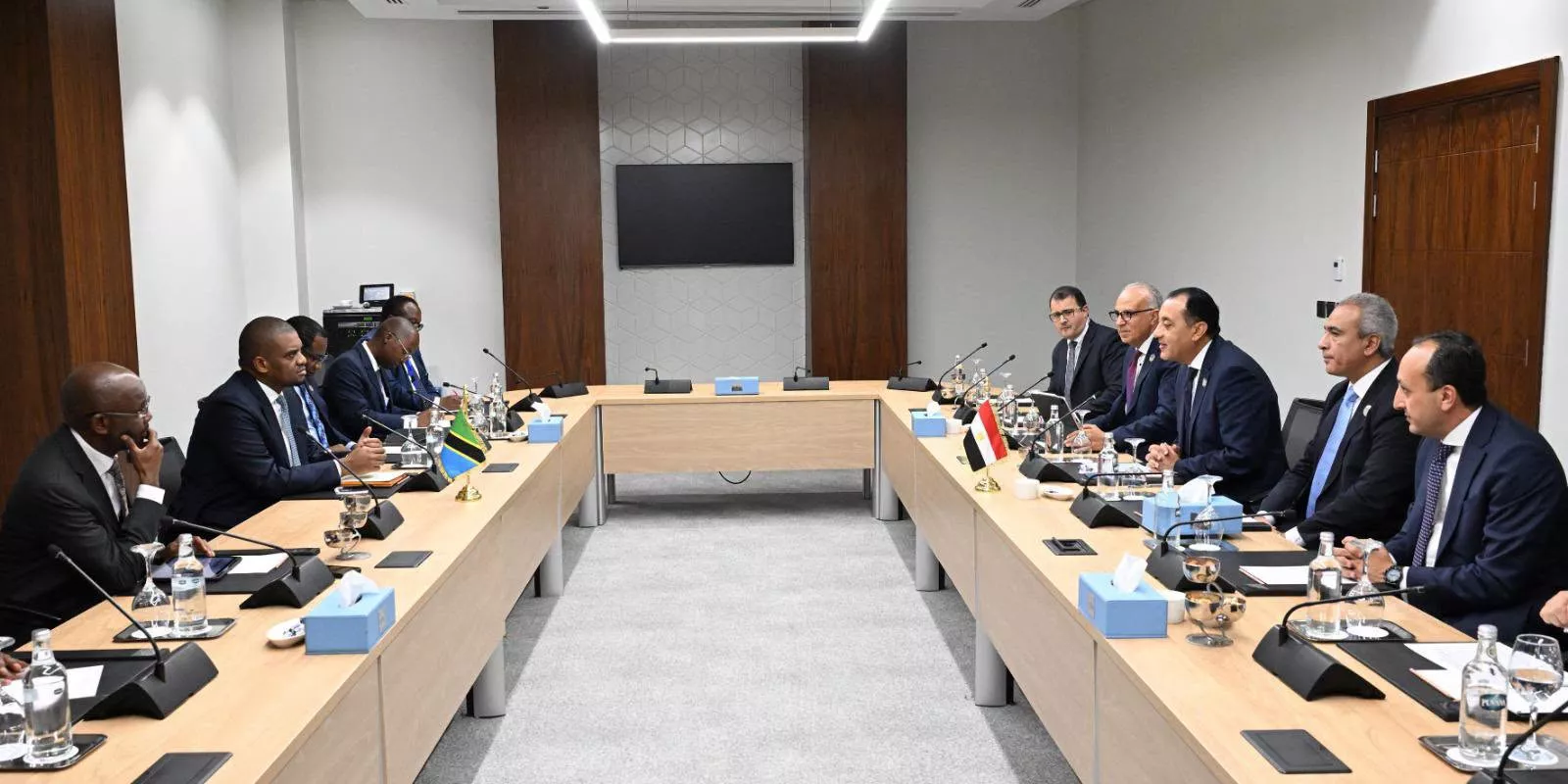 رئيس الوزراء يلتقي نائب رئيس جمهورية تنزانيا المتحدة