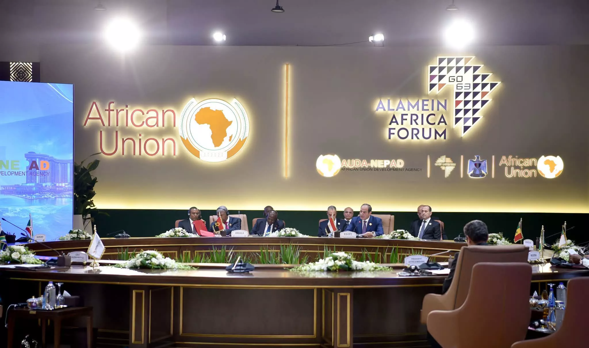 السيسي يترأس أعمال قمة الدول المؤسسة لوكالة الاتحاد الأفريقي للتنمية