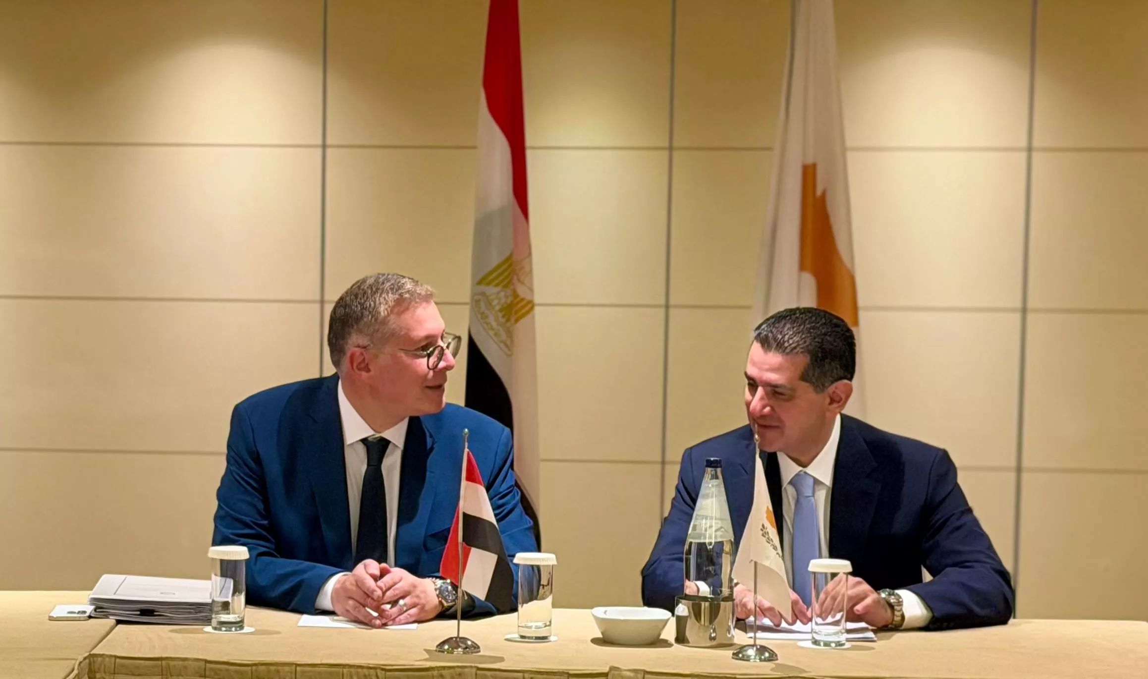 وزير البترول يجتمع مع وزير الطاقة القبرصي
