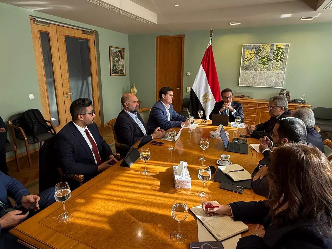 وزير الصحة يشهد توقيع بروتوكول مع منظمة eHealth Africa