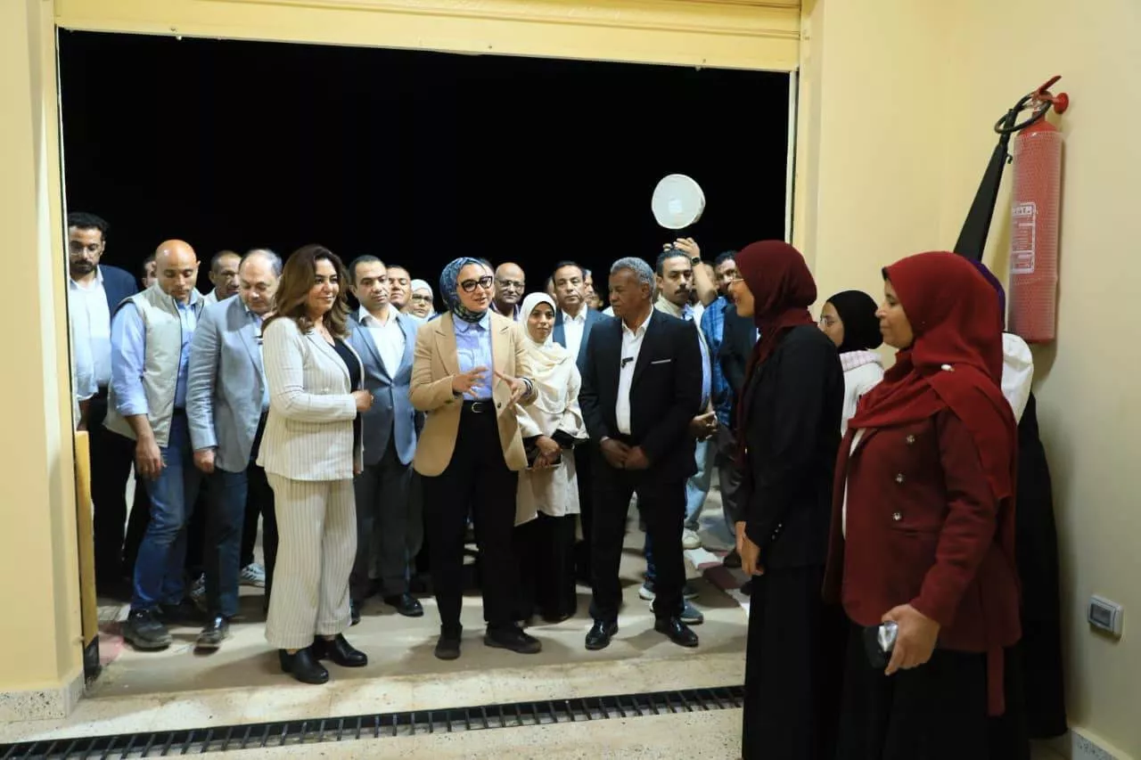افتتاح مجمع الصناعات الحرفية بقرية مرزوق