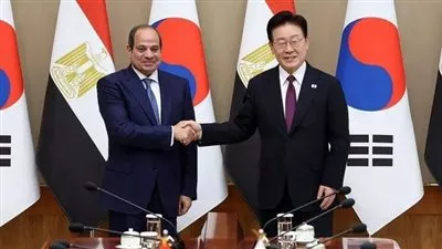 الرئيس السيسي ونظيره الكوري يشهدان توقيع اتفاقيات ومذكرات تفاهم بين البلدين