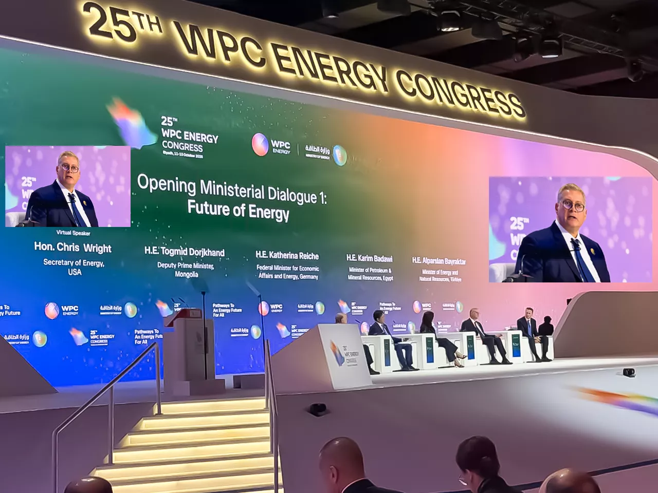 وزير البترول في افتتاح مؤتمر البترول العالمي بالرياض