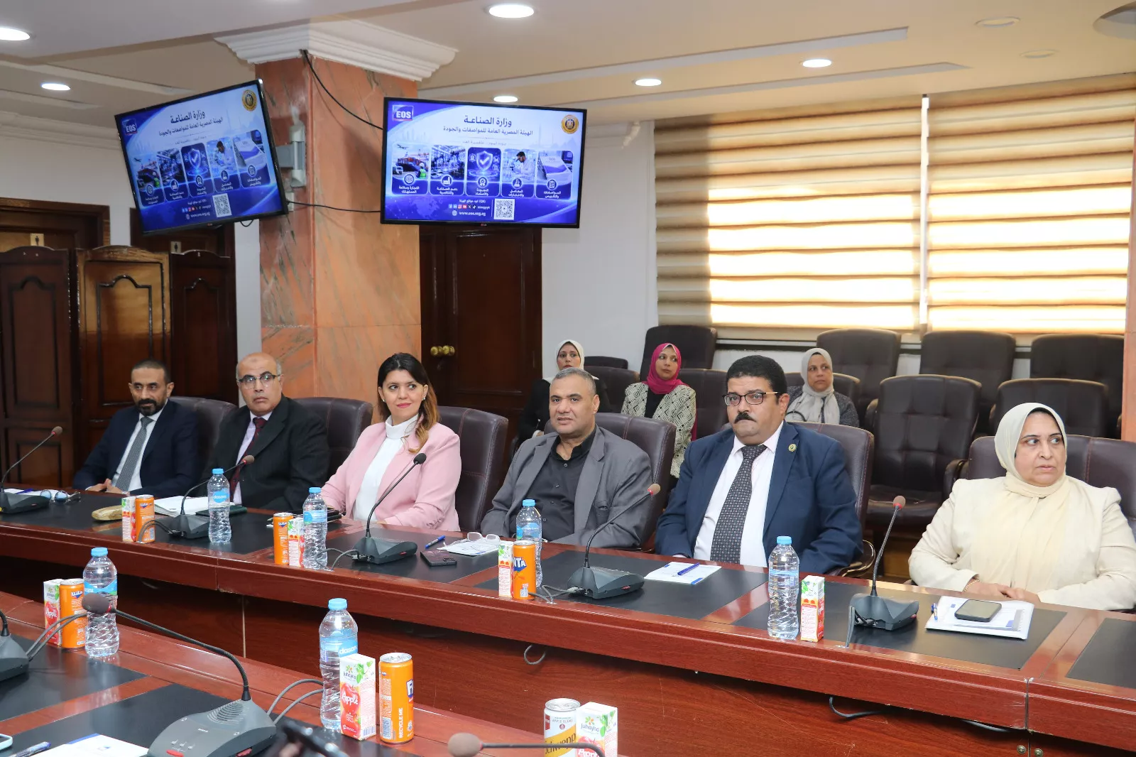 هيئة المواصفات والجودة المصرية تستقبل وزير التجارة والسياحة بجيبوتي