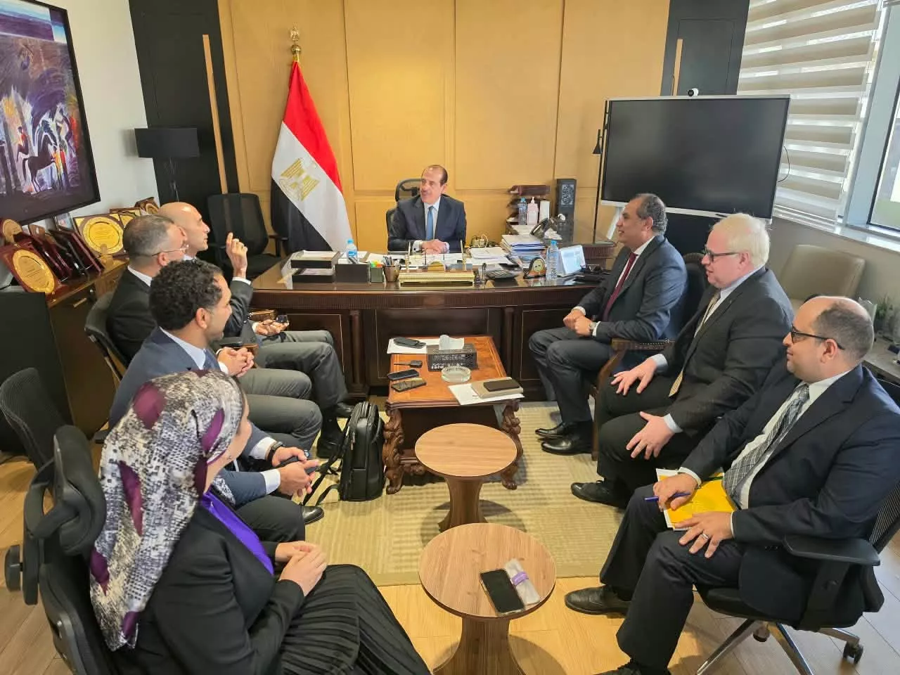 نائب وزير الصحة يجتمع مع نائب رئيس هيئة الشراء الموحد