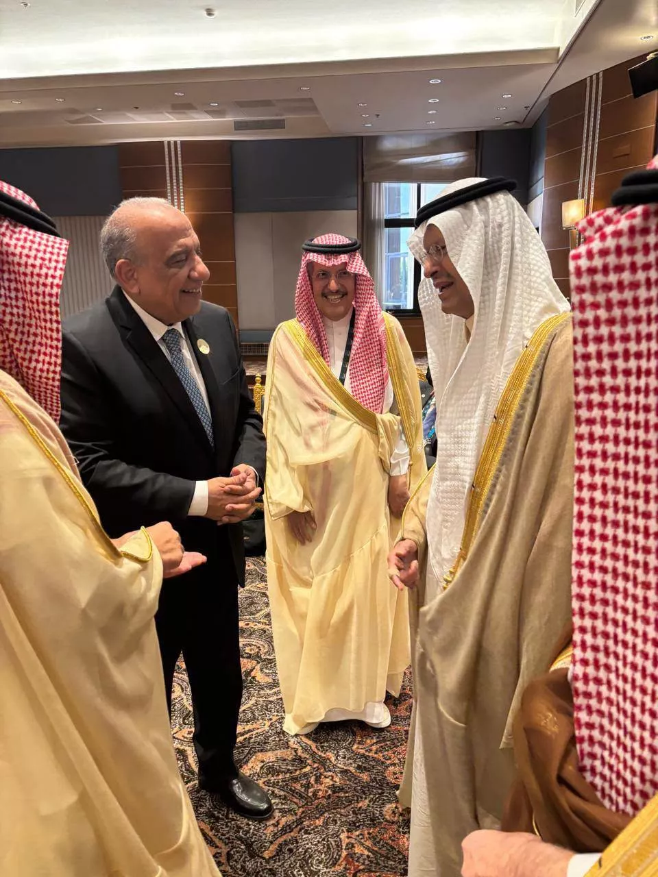 وزير الكهرباء يلتقي وزير الطاقة والصناعة السعودى