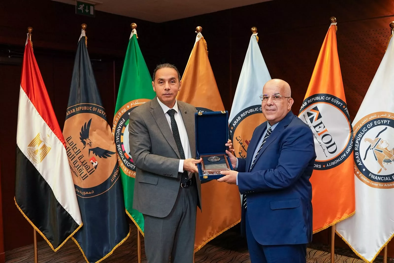 رئيس هيئة الرقابة المالية يستقبل المدير العام لسلطة رقابة التمويل الصغير التونسية